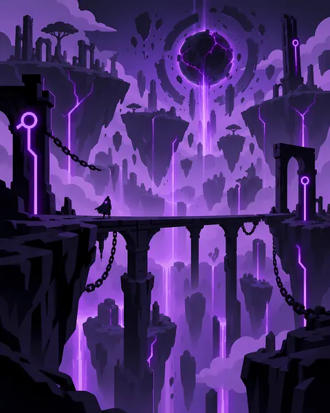 The Outer Nether concept study: Chain bridge gate