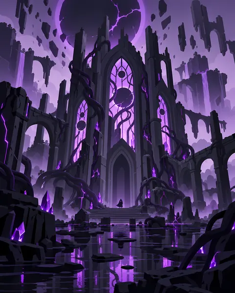 The Outer Nether concept study: Ruined cathedral